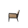 Gallery Direct Nagoya Black Wood Rattan Armchair with Cream Seat Cushions Gallery Direct Nagoya Black Wood Rattan Armchair with Cream Seat Cushions