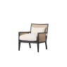 Gallery Direct Nagoya Black Wood Rattan Armchair with Cream Seat Cushions Gallery Direct Nagoya Black Wood Rattan Armchair with Cream Seat Cushions
