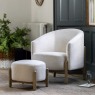 Gallery Direct Tindon Armchair in Natural Fabric Gallery Direct Tindon Armchair in Natural Fabric