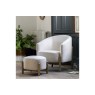 Gallery Direct Tindon Armchair in Natural Fabric Gallery Direct Tindon Armchair in Natural Fabric