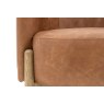 Gallery Direct Tindon Armchair in Vintage Brown Leather Gallery Direct Tindon Armchair in Vintage Brown Leather