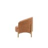 Gallery Direct Tindon Armchair in Vintage Brown Leather Gallery Direct Tindon Armchair in Vintage Brown Leather