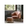 Gallery Direct Tindon Armchair in Vintage Brown Leather Gallery Direct Tindon Armchair in Vintage Brown Leather