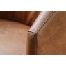 Gallery Direct Tindon Armchair in Vintage Brown Leather Gallery Direct Tindon Armchair in Vintage Brown Leather