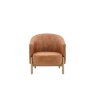 Gallery Direct Tindon Armchair in Vintage Brown Leather Gallery Direct Tindon Armchair in Vintage Brown Leather