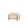Gallery Direct Tindon Footstool in Natural Fabric Gallery Direct Tindon Footstool in Natural Fabric