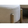 Gallery Direct Tindon Footstool in Natural Fabric Gallery Direct Tindon Footstool in Natural Fabric