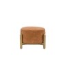 Gallery Direct Tindon Footstool in Vintage Brown Leather Gallery Direct Tindon Footstool in Vintage Brown Leather