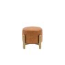 Gallery Direct Tindon Footstool in Vintage Brown Leather Gallery Direct Tindon Footstool in Vintage Brown Leather