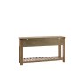 Gallery Direct Hardwick Smoked Oak 2 Drawer Console Table Gallery Direct Hardwick Smoked Oak 2 Drawer Console Table