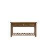 Gallery Direct Hardwick Smoked Oak 2 Drawer Console Table Gallery Direct Hardwick Smoked Oak 2 Drawer Console Table