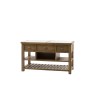 Gallery Direct Hardwick Smoked Oak Kitchen Island Gallery Direct Hardwick Smoked Oak Kitchen Island