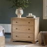 Gallery Direct Malvern Natural Oak 3 Drawer Chest of Drawers Gallery Direct Malvern Natural Oak 3 Drawer Chest of Drawers