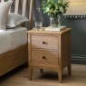 Gallery Direct Malvern Natural Oak 2 Drawer Bedside Table Gallery Direct Malvern Natural Oak 2 Drawer Bedside Table