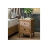Gallery Direct Malvern Natural Oak 2 Drawer Bedside Table Gallery Direct Malvern Natural Oak 2 Drawer Bedside Table