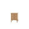 Gallery Direct Malvern Natural Oak 2 Drawer Bedside Table Gallery Direct Malvern Natural Oak 2 Drawer Bedside Table