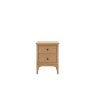 Gallery Direct Malvern Natural Oak 2 Drawer Bedside Table Gallery Direct Malvern Natural Oak 2 Drawer Bedside Table