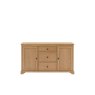 Gallery Direct Malvern Natural Oak 3 Drawer Large Sideboard Gallery Direct Malvern Natural Oak 3 Drawer Large Sideboard
