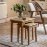 Gallery Direct Malvern Natural Oak Nest Of Tables Gallery Direct Malvern Natural Oak Nest Of Tables