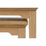 Gallery Direct Malvern Natural Oak Nest Of Tables Gallery Direct Malvern Natural Oak Nest Of Tables