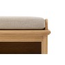 Gallery Direct Malvern Natural Oak Hall Bench Gallery Direct Malvern Natural Oak Hall Bench
