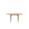 Gallery Direct Malvern Natural Oak Round Extending 100-155cm Dining Table Gallery Direct Malvern Natural Oak Round Extending 100-155cm Dining Table