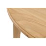 Gallery Direct Malvern Natural Oak Round Extending 100-155cm Dining Table Gallery Direct Malvern Natural Oak Round Extending 100-155cm Dining Table