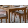 Gallery Direct Malvern Natural Oak Extending 150-200cm Dining Table