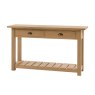 Gallery Direct Eton Natural 2 Drawer Console Table Gallery Direct Eton Natural 2 Drawer Console Table