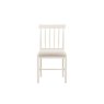Gallery Direct Eton Painted White Upholstered Dining Chair