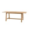 Gallery Direct Eton Natural Ext 160-200cm Trestle Dining Table Gallery Direct Eton Natural Ext 160-200cm Trestle Dining Table
