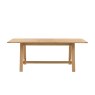 Gallery Direct Eton Natural Ext 160-200cm Trestle Dining Table