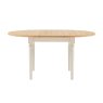 Gallery Direct Eton Painted White Round Ext 110-150cm Dining Table