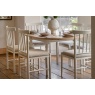 Gallery Direct Eton Painted White Round Ext 110-150cm Dining Table Gallery Direct Eton Painted White Round Ext 110-150cm Dining Table