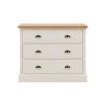 Gallery Direct Eton Painted White 3 Drawer Chest of Drawers Gallery Direct Eton Painted White 3 Drawer Chest of Drawers