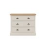 Gallery Direct Eton Painted White 3 Drawer Chest of Drawers