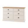 Gallery Direct Eton Painted White 6 Drawer Chest of Drawers Gallery Direct Eton Painted White 6 Drawer Chest of Drawers
