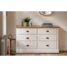 Gallery Direct Eton Painted White 6 Drawer Chest of Drawers Gallery Direct Eton Painted White 6 Drawer Chest of Drawers