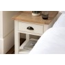 Gallery Direct Eton Painted White 1 Drawer Bedside Table