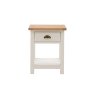 Gallery Direct Eton Painted White 1 Drawer Bedside Table