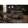 Lumea Tech Smart 3 Seater Recliner Sofa with Power Headrest, Heat Function & Tech Console