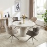 Vida Living Apollo Marble 130cm Round Dining Table Vida Living Apollo Marble 130cm Round Dining Table