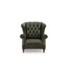 Buckland Chesterfield Buttoned Wing Chair Buckland Chesterfield Buttoned Wing Chair