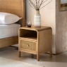 Gallery Direct Bibury Oak 1 Drawer Bedside Table Gallery Direct Bibury Oak 1 Drawer Bedside Table