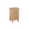 New Trinity Natural Oak Narrow Bedside
