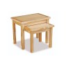 New Trinity Natural Oak Nest of Tables