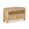 New Trinity Natural Oak Corner TV Unit