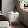 Gallery Direct Acton White 2 Drawer Bedside Table Gallery Direct Acton White 2 Drawer Bedside Table