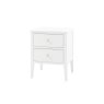 Gallery Direct Acton White 2 Drawer Bedside Table Gallery Direct Acton White 2 Drawer Bedside Table