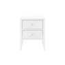 Gallery Direct Acton White 2 Drawer Bedside Table Gallery Direct Acton White 2 Drawer Bedside Table